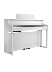 Roland HP704 Digital Piano, 88 Keys, White