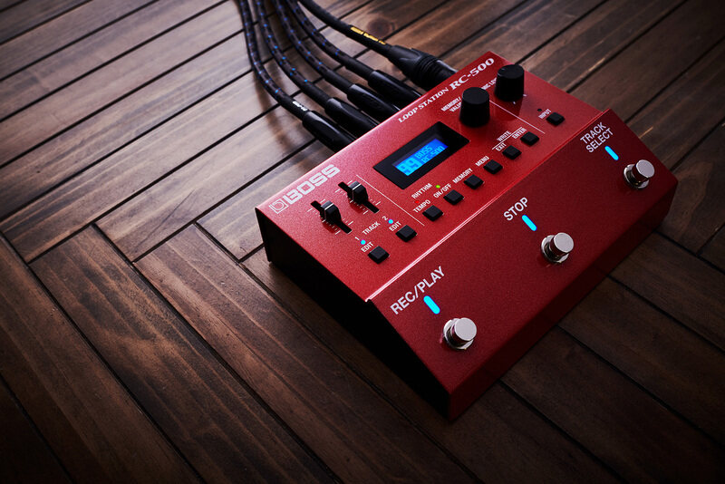 Boss RC-500 Loop Station Recording Pedal, Red