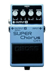 Boss CH-1 Super Chorus Pedal, Blue