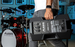 Alesis Strike Amp 8 2000-Watt Powered Drum Amplifier, Black