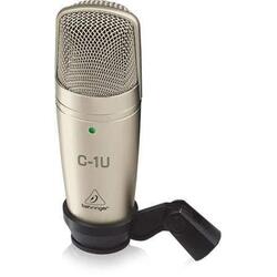 Behringer C1U Condenser Studio Microphone with USB, Gold