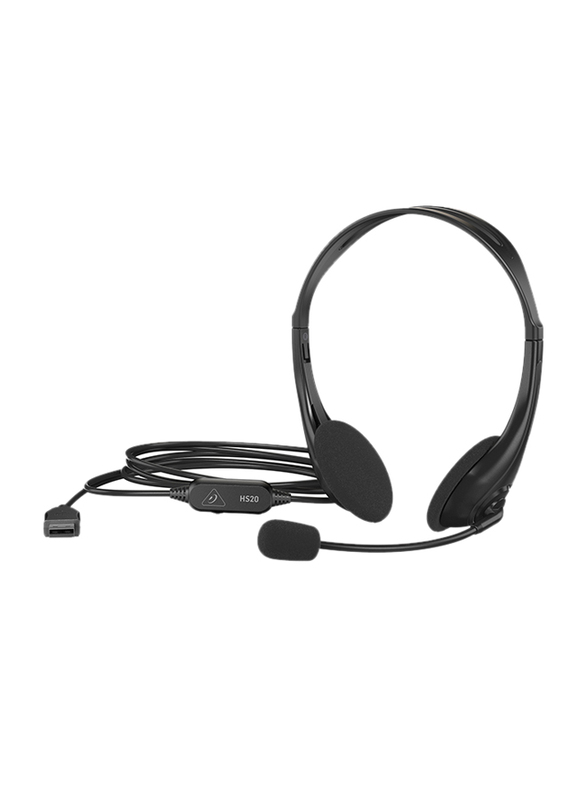 Behringer Wireless On-Ear Headphones, HS20, Black