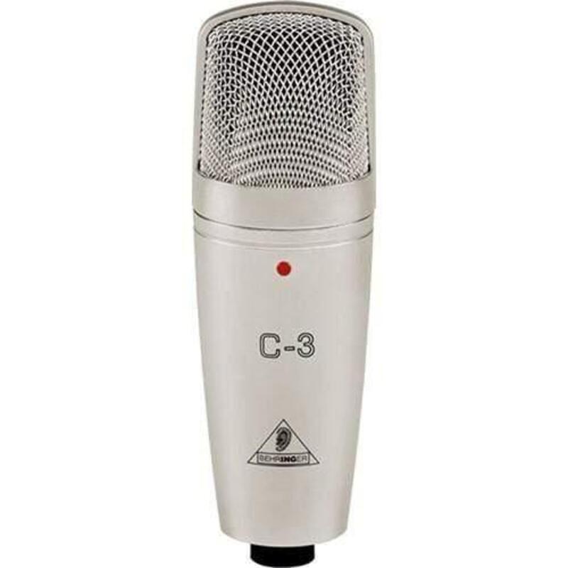 Behringer C3 Condenser Studio Microphone, Silver