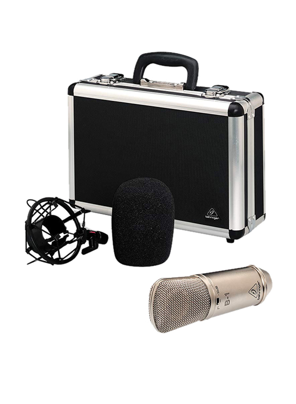 Behringer B-1 Condenser Studio Large Diaphragm Microphone, Gold