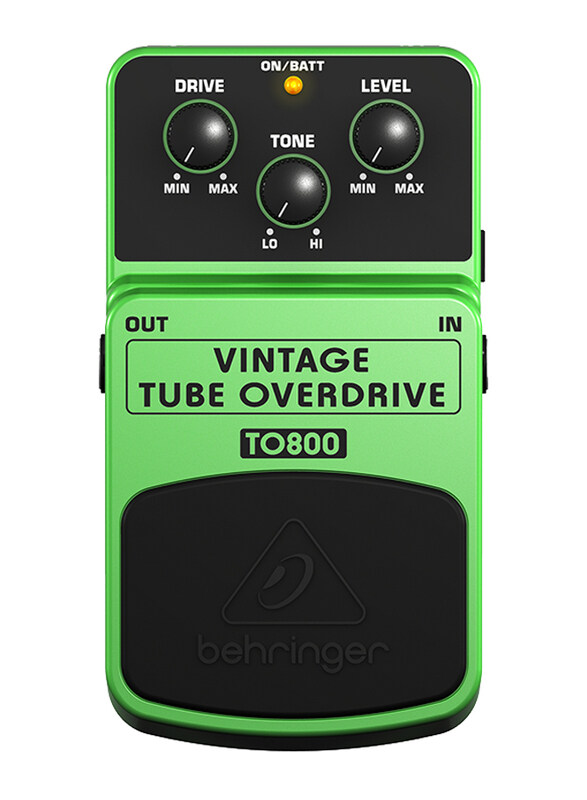 

Behringer Vintage Tube-Sound Overdrive Instrument Effects Pedal, TO800, Lime Green/Black