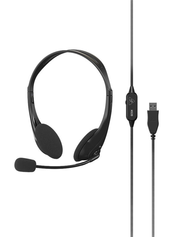 Behringer Wireless On-Ear Headphones, HS20, Black
