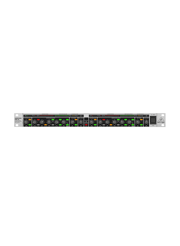 Behringer Reference Class 2 Channel Expander/Gate/Compressor/Peak Limiter with Integrated De-Esser, Dynamic Enhancer and Tube Simulation, MDX2600, Multicolour