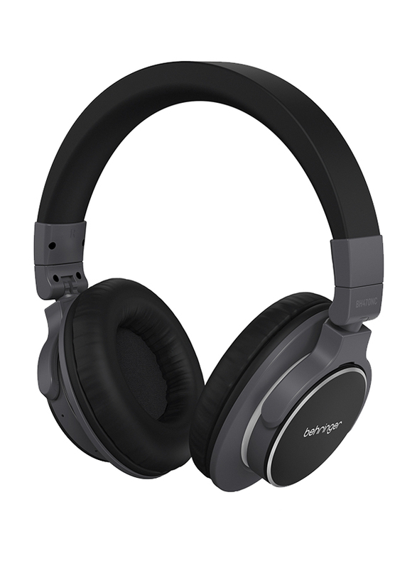 Behringer Wireless Over-Ear Noise Cancelling Headphones, BH470NC, Black/Grey