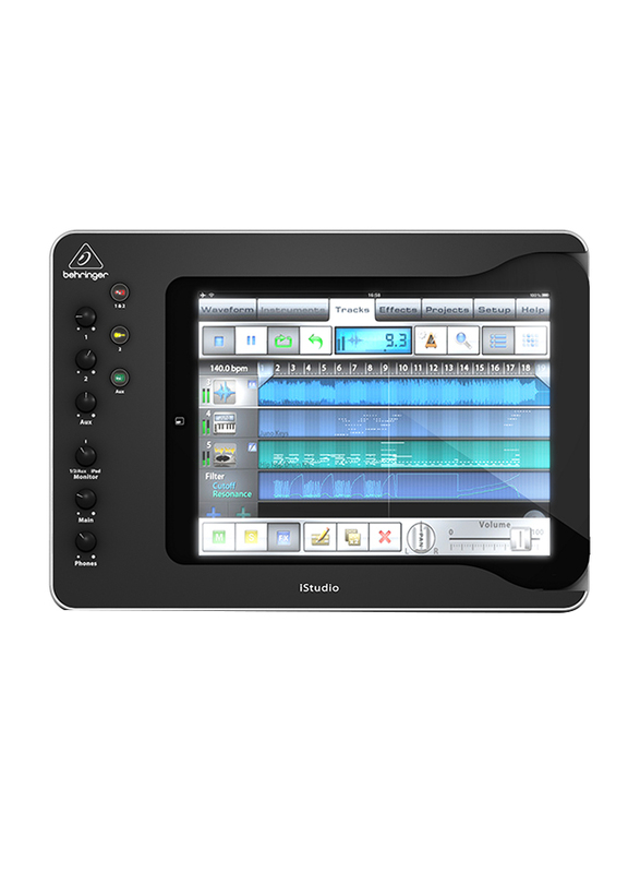 Behringer IS202 Professional Docking Station for iPad with Audio, Video & MIDI Connectivity, Black