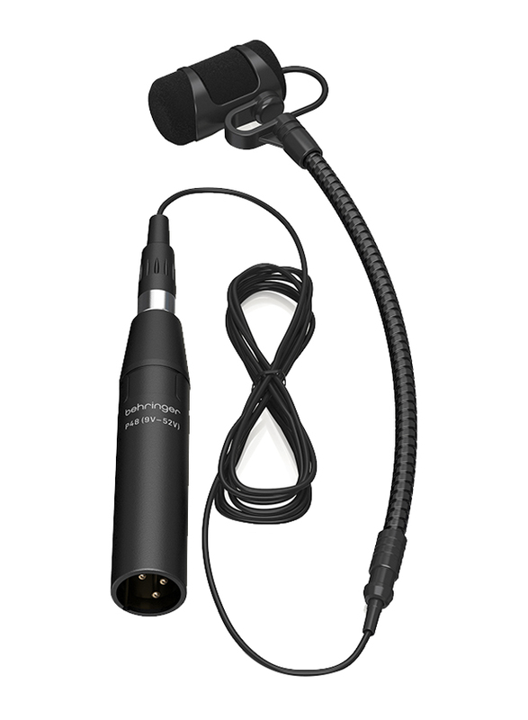 Behringer CB100 Condenser Gooseneck Microphone for Instrument Applications, Black