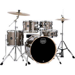 MAPEX Mapex Venus 5 pc Fusion Drum Set including Cymbal and Throne, Copper Metallic