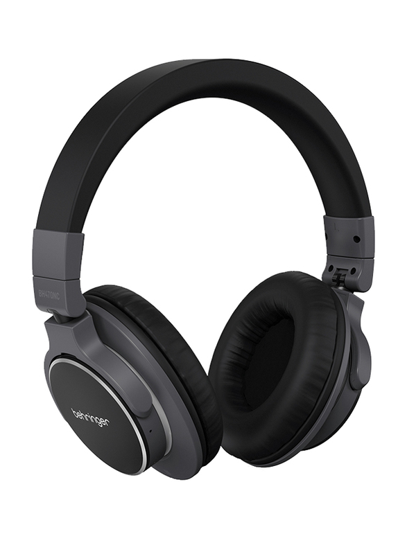 Behringer Wireless Over-Ear Noise Cancelling Headphones, BH470NC, Black/Grey