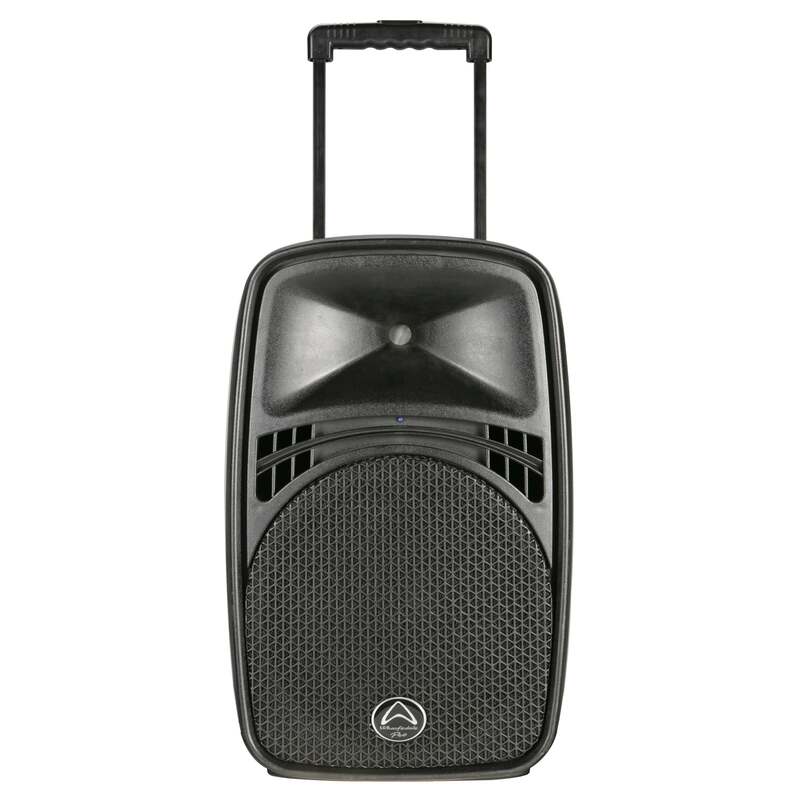 WHARFEDALE Portable PA Active 12" 100 W Peak w/ 2 Wireless Mics and IR Remote Control