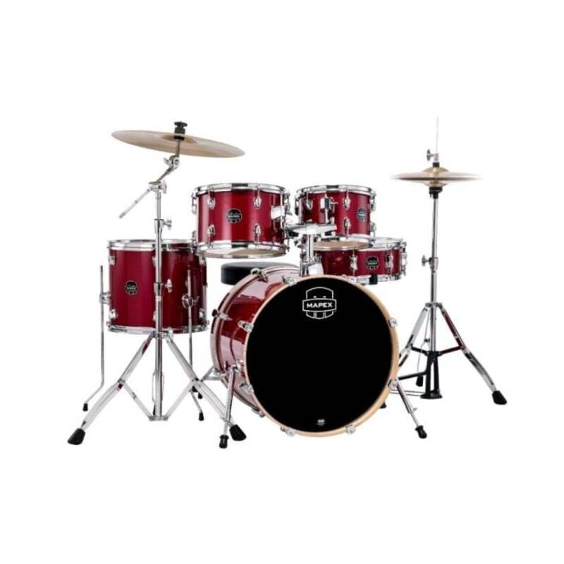 Mapex Venus 5 pc Fusion Drum Set Crimson Red Sparkle