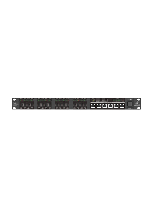 Behringer Powerplay 16 Channel Input Module with Analog and ADAT Optical Inputs, P16I, Black