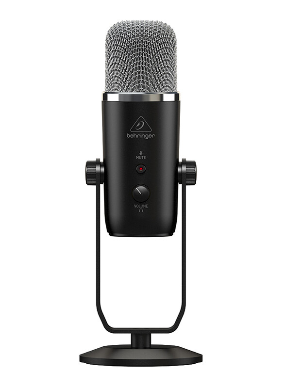 Behringer Big Foot All-In-One USB Studio Condenser Microphone, Black