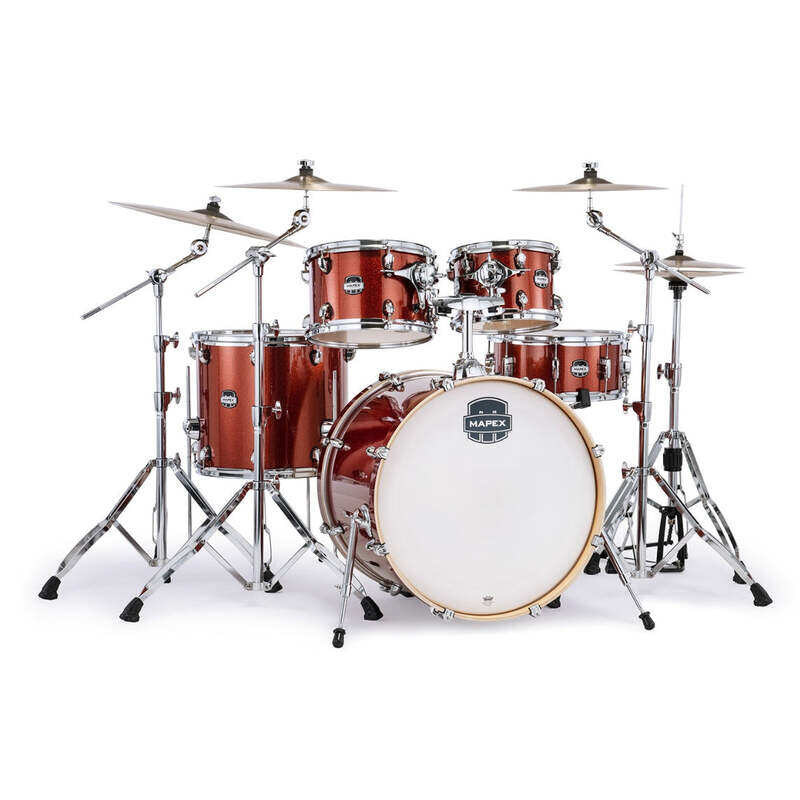 

MAPEX Mars Drumset 5-Piece Rock Shell Pack - Blood Orange Sparkle
