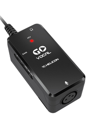 TC Helicon Go Vocal High-Quality Microphone Preamp for Mobile Devices, Black