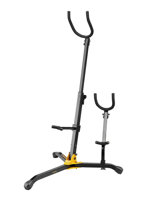 

Hercules DS536B Bartione, Alto & Tenor Saxophone Stand, Black