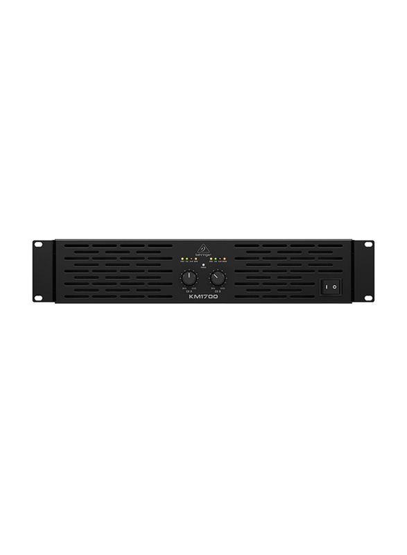 Behringer Professional 1700W Stereo Power Amplifier with ATR, KM1700, Black