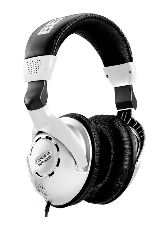 Behringer Over-Ear Studio Headphones, HPS3000, Black/White