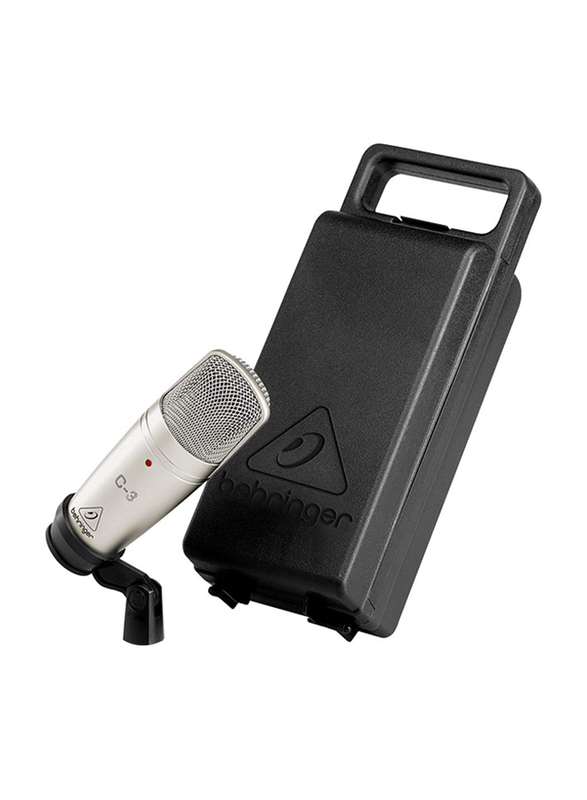 Behringer C3 Condenser Studio Microphone, Silver