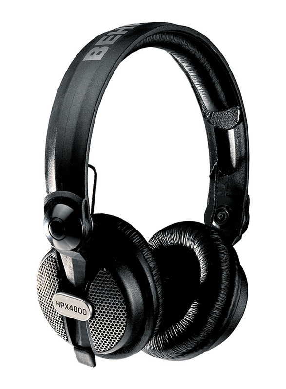 Behringer 3.5 mm Jack Over-Ear DJ Headphones, HPX4000, Black