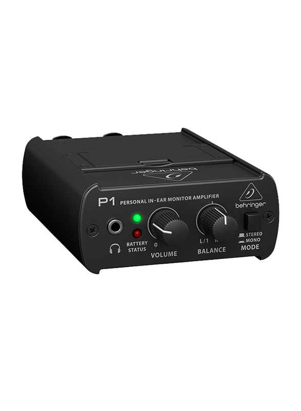 Behringer Powerplay Personal In-Ear Monitor Amplifier, P1, Black