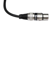 Tasker 5-Meter Jack Mono Cable, 3-Pin XLR Female to Jack Mono 1/4, Black