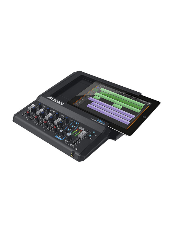 Alesis IO MIX 4-Channel Audio Interface / Mixer for iPad, Black