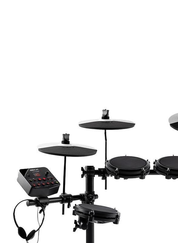 Alesis Debut Plug & Play Mesh-Head Electronic Drum Kit, Black