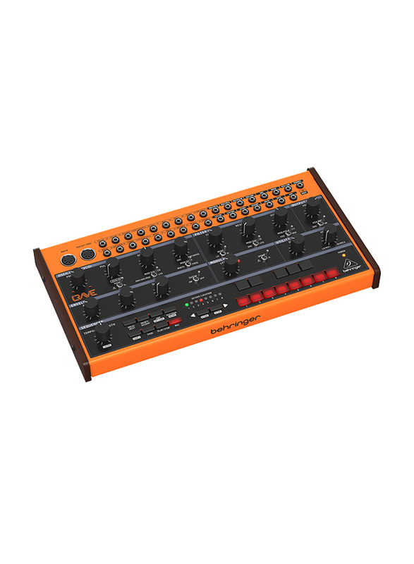 Behringer Analog Synthesizer with Sequencer, Orange/Black
