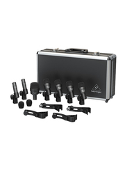 Behringer 7-Piece Professional Drum Microphone Set for Studio and Live Applications, BC1200, Black