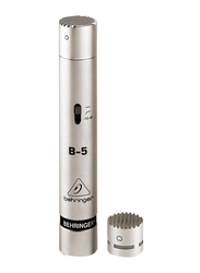 Behringer B-5 Condenser Gold-Sputtered Diaphragm Microphone, Silver
