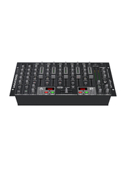 Behringer Professional 7-Channel Rack-Mount DJ Mixer with USB/Audio Interface, BPM Counter and VCA Control, VMX1000USB, Black