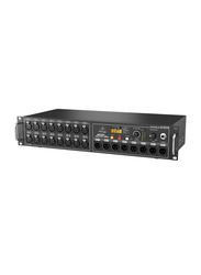 Behringer I/O Box with 16 Remote-Controllable Midas Preamps, 8 Outputs and AES50 Networking featuring Klark Teknik SuperMAC Technology, S16, Black
