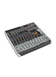 Behringer Premium 16-Input 2/2-Bus Mixer with XENYX Mic Preamps and Compressors, Klark Teknik Multi-FX Processor, Wireless Option and USB/Audio Interface, QX1222USB, White/Black