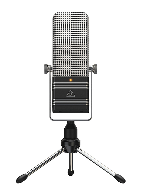 Behringer Vintage Broadcast Type 44 USB Microphone, BV44, Silver