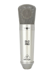 Behringer B-2 PRO Condenser Studio Large Dual Diaphragm Microphone, Silver