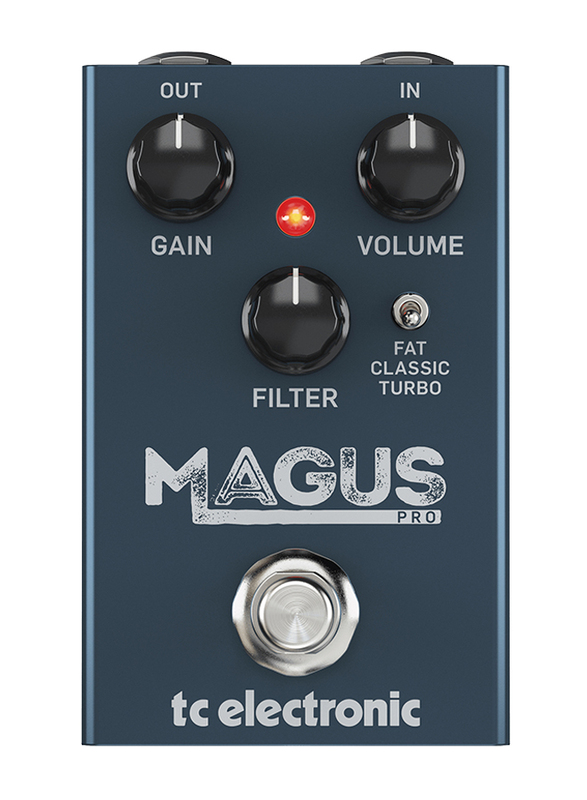 TC Electronic Maguspro Classic High Gain Distortion Pedal, Grey
