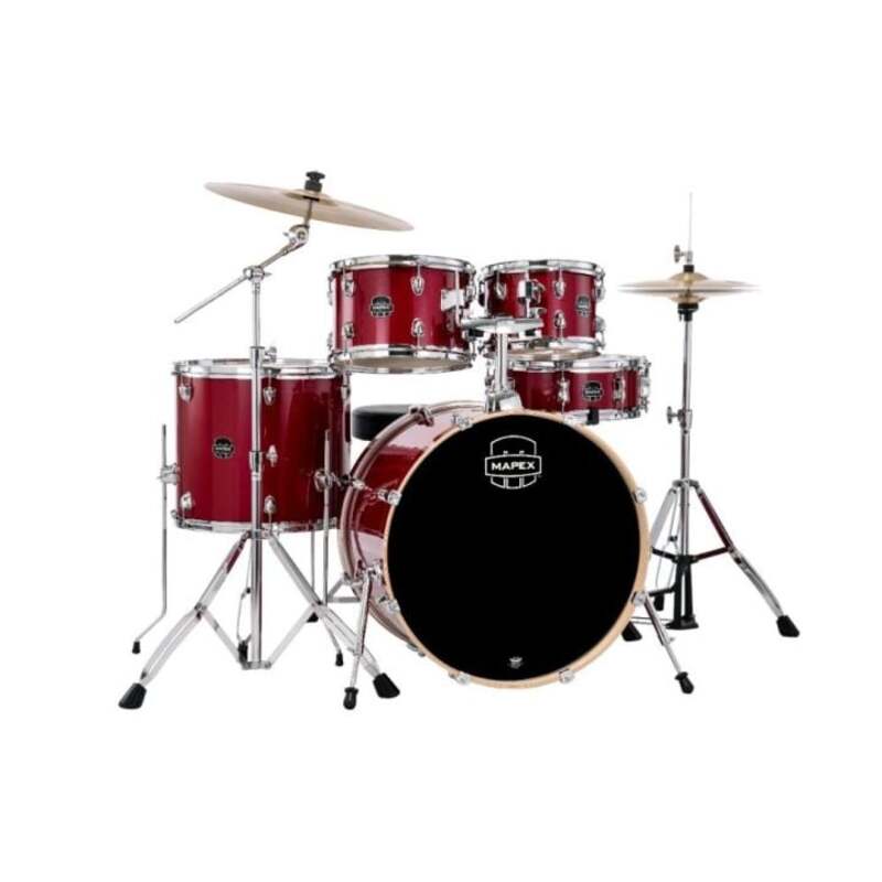 Mapex Venus 5 pc Rock Drum Set Crimson Red Sparkle