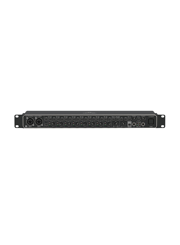 Behringer U-PHORIA Audiophile 18x20, 24-Bit/96 kHz USB Audio/MIDI Interface with Midas Mic Preamplifiers, UMC1820, Black