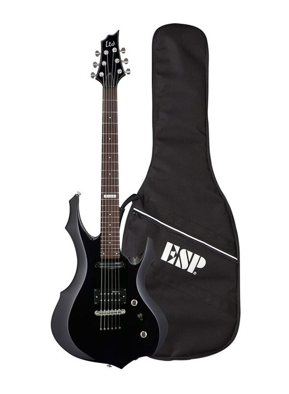 

ESP LTD F-10 Electric Guitar with ESP Gig Bag, Black Finish