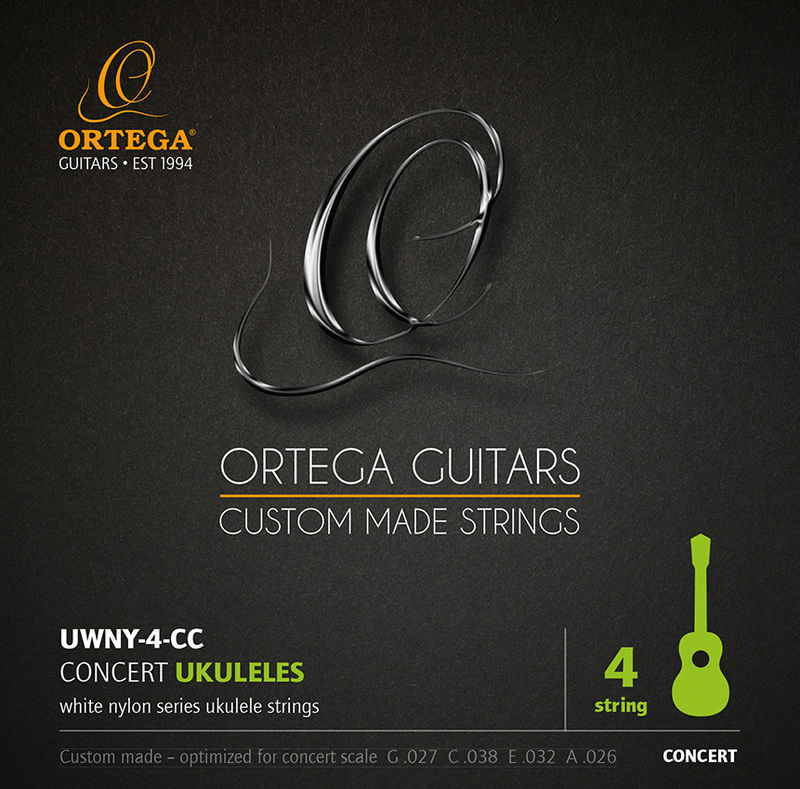 Ortega RUHZ-SBK Horizon Series Concert Size 4-String Ukulele, Tecwood Fingerboard, Black