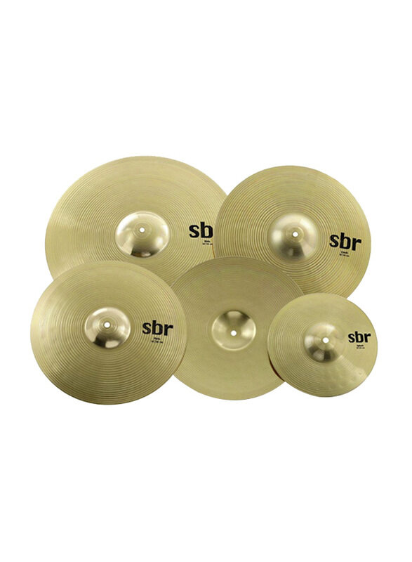 

Sabian SBR5003G Promotional Cymbal Set with Free 10" Splash, Golden