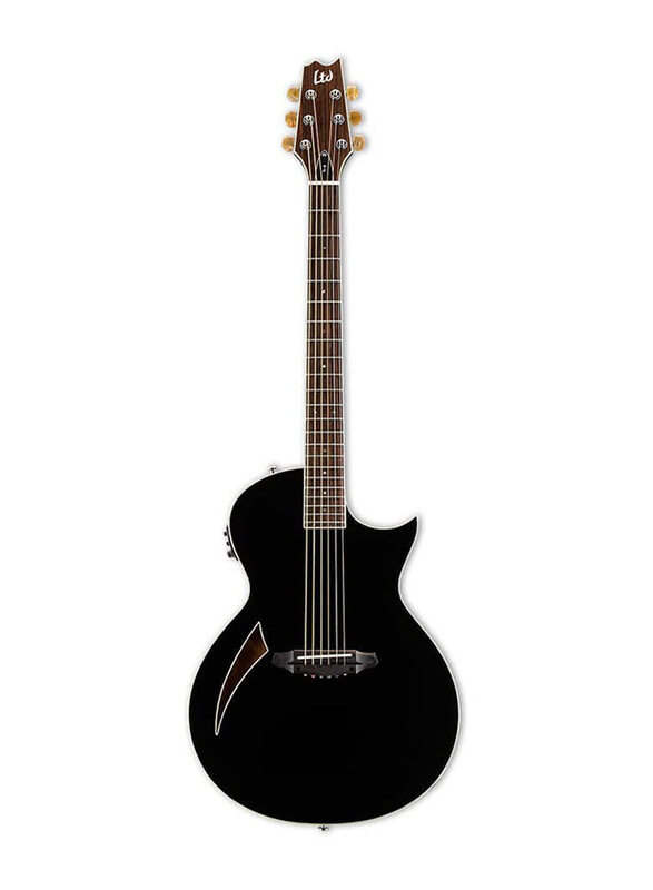 

ESP LTD TL-6 Thinline Acoustic Guitar, Black Finish