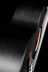 Ortega RUHZ-SBK Horizon Series Concert Size 4-String Ukulele, Tecwood Fingerboard, Black