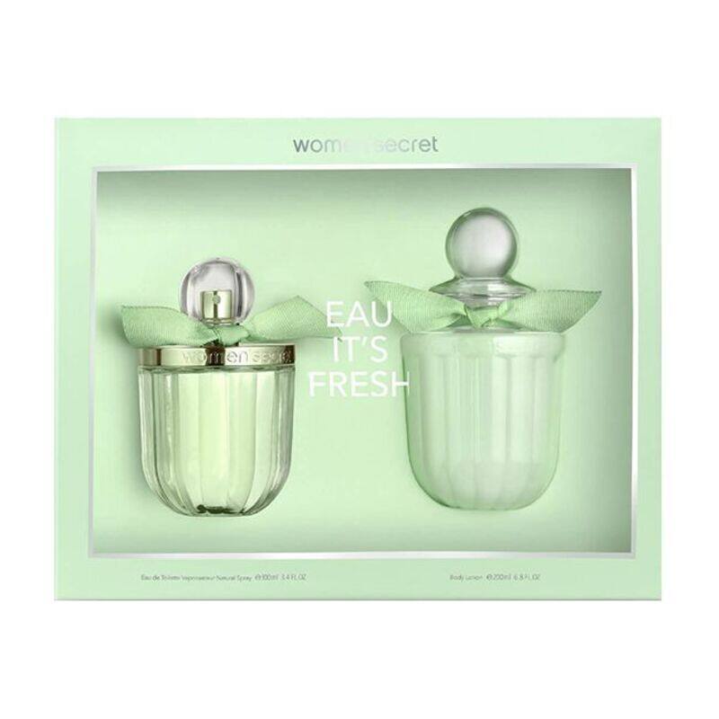 

Women Secret 2-Piece Eau It's Fresh Gift Set for Women, 100ml EDT Perfume, 200ml Body Lotion