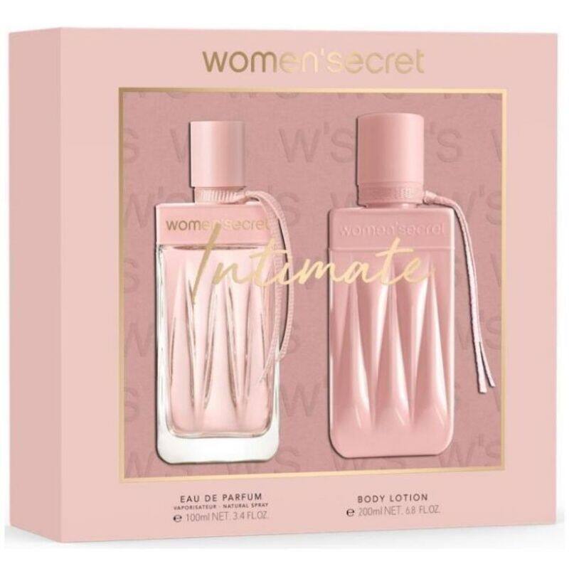 

Women Secret 2-Piece Intimate Gift Set for Women, 100ml EDP Perfume, 200ml Body Lotion