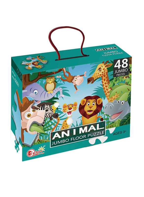 

Stem 48-Piece Jumbo Animal Jumbo Floor Puzzle